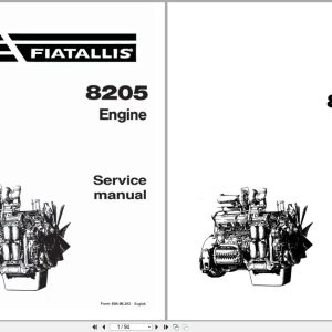 Fiat Allis Engine 8205 Service Manual 60406243 (1)