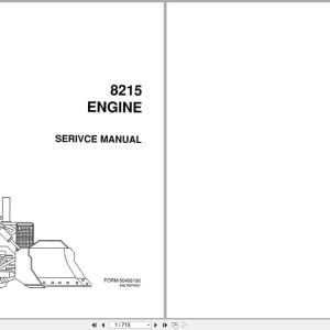 Fiat Allis Engine 8215 Service Manual 60406190 (1)