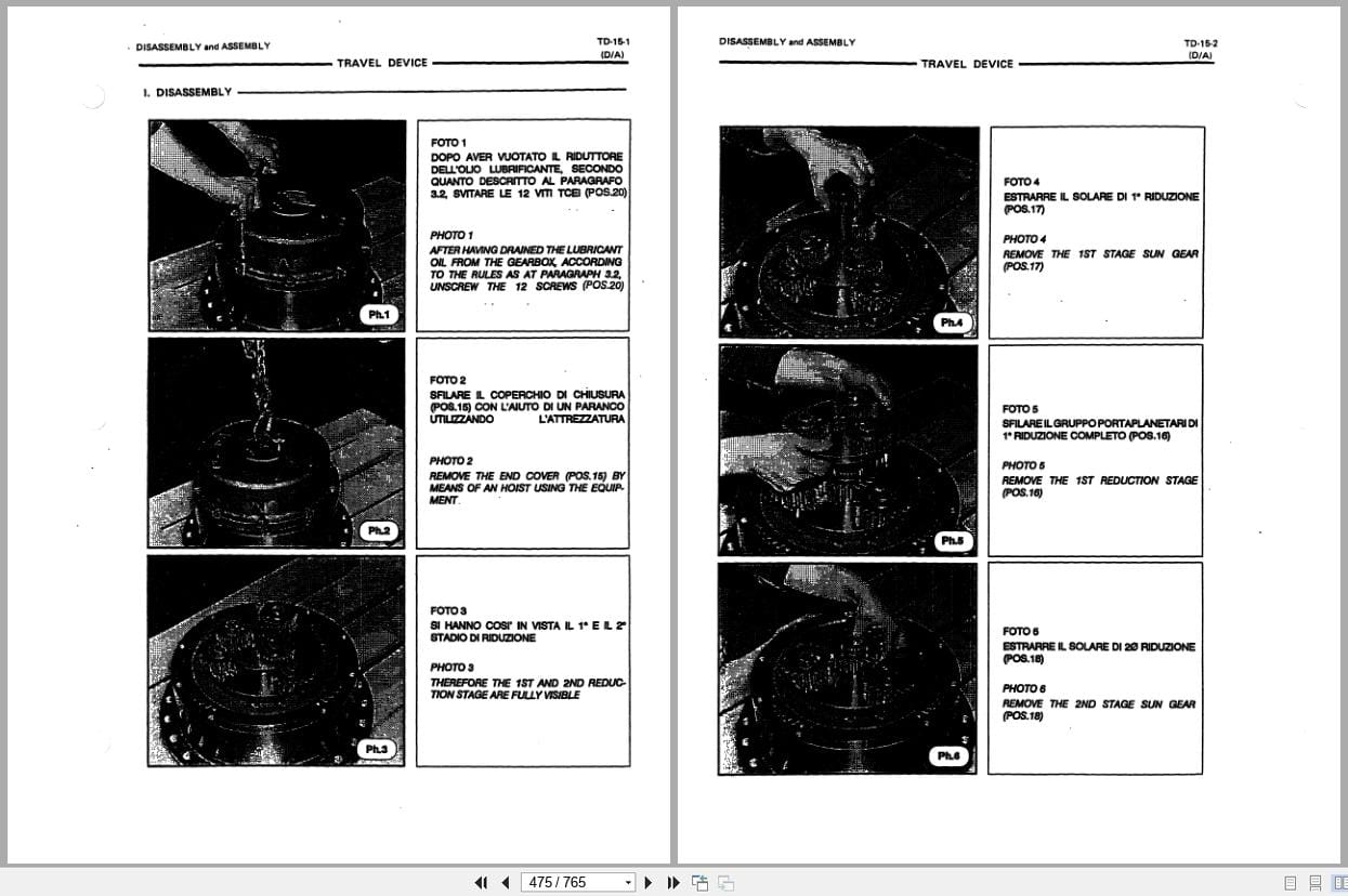 Fiat Allis Excavator FX310 Service Manual 60406759 (2)