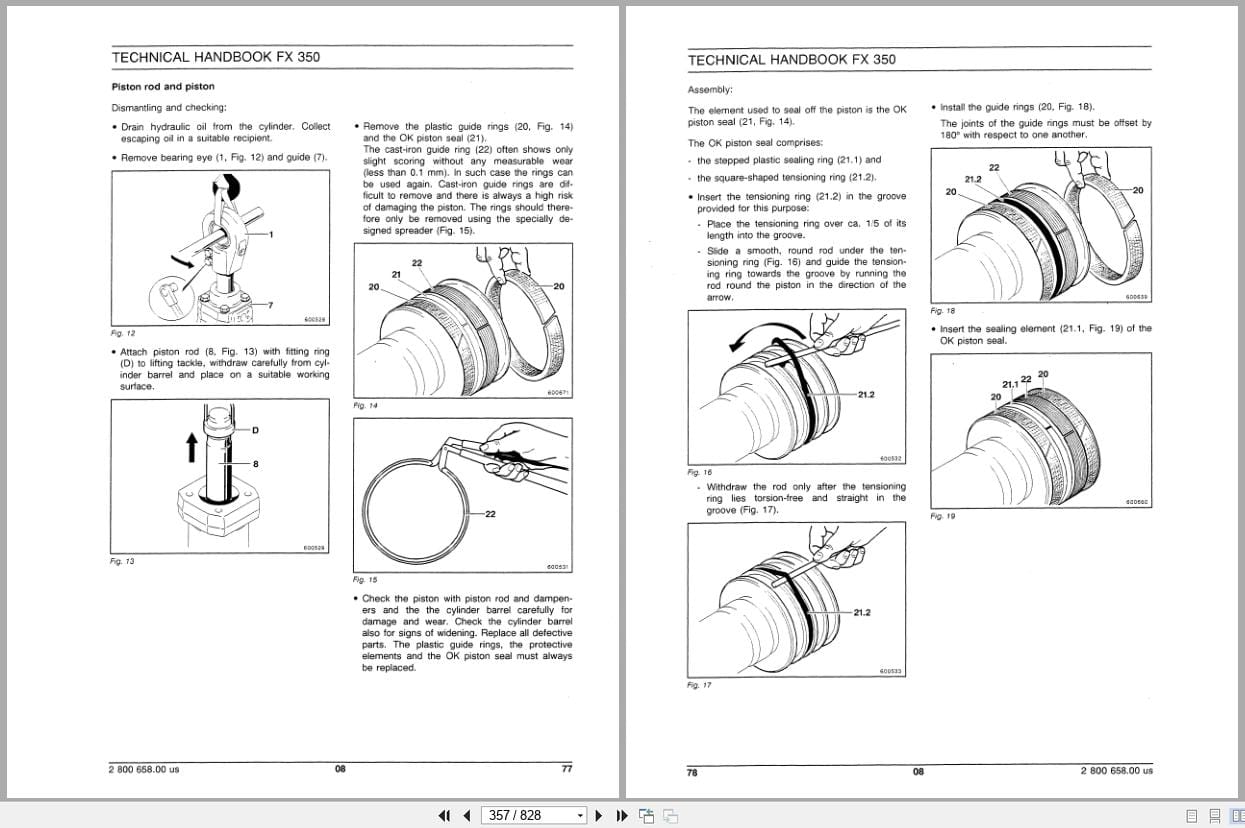 Fiat Allis Excavator Phoenix Series FX350LC Service Manual 73177356 (2)