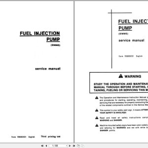 Fiat Allis Fuel Injection Pump SIMMS Service Manual 70685931 (1)
