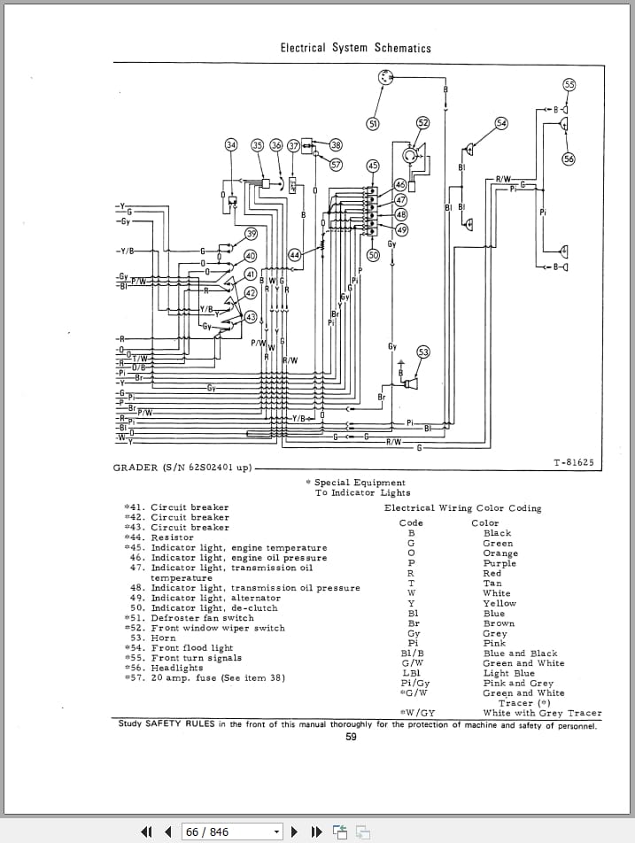 Fiat Allis Loader Tractor 6G to FR35 Electrical System Service Manual 73146366 (3)