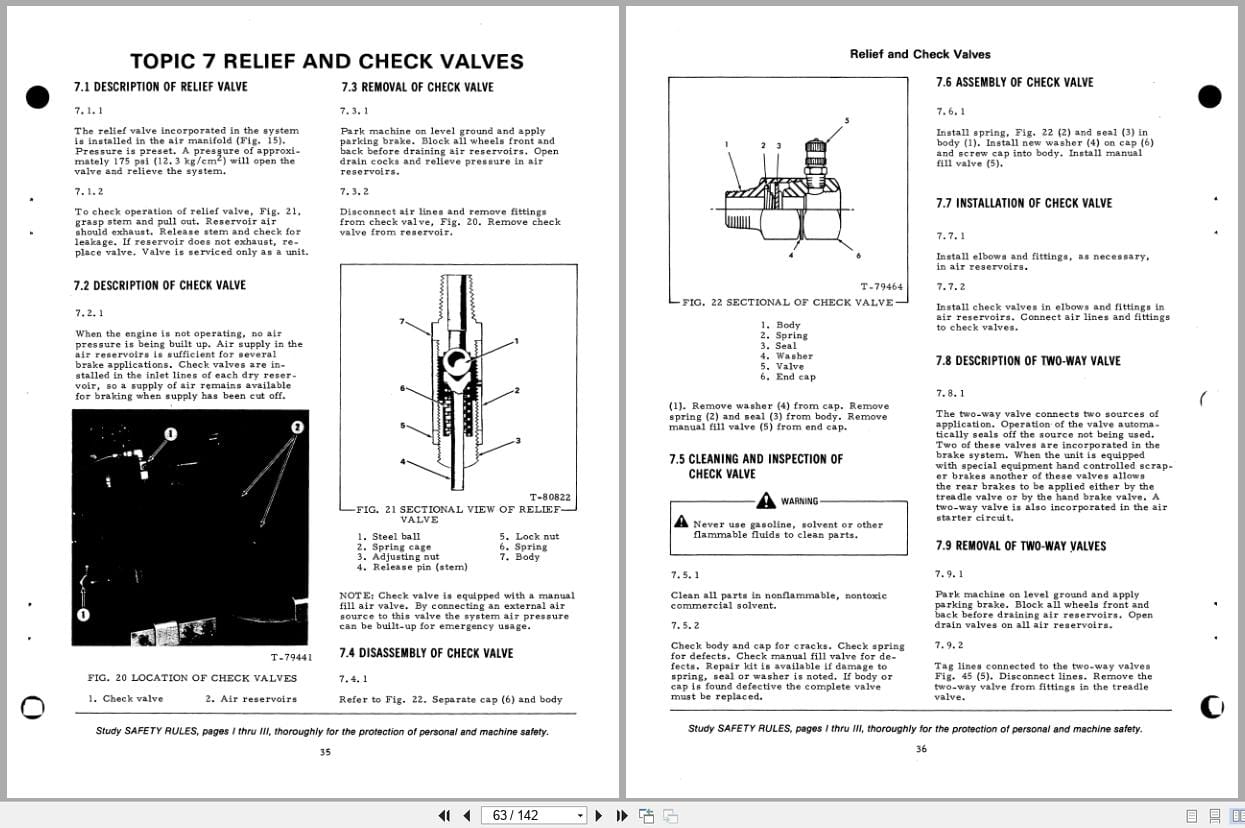 Fiat Allis Tractor 262 B 263 B Air Systems Service Manual 73113011 (2)