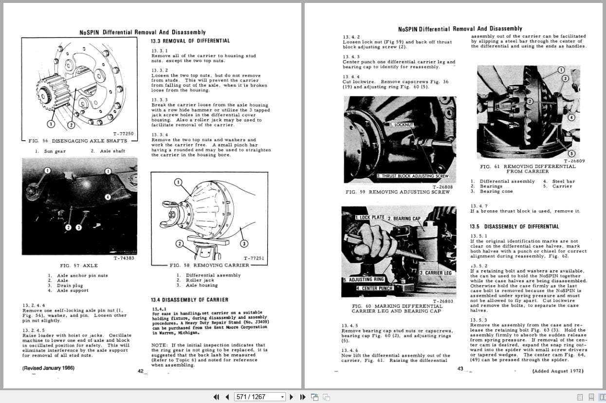 Fiat Allis Wheel Loader 645 Service Manual 73058627 (2)