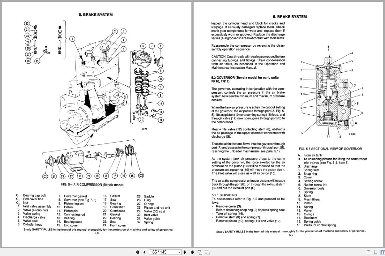 Fiat Allis Wheel Loader FR10 to FR12B Service Manual 73158237 (2)