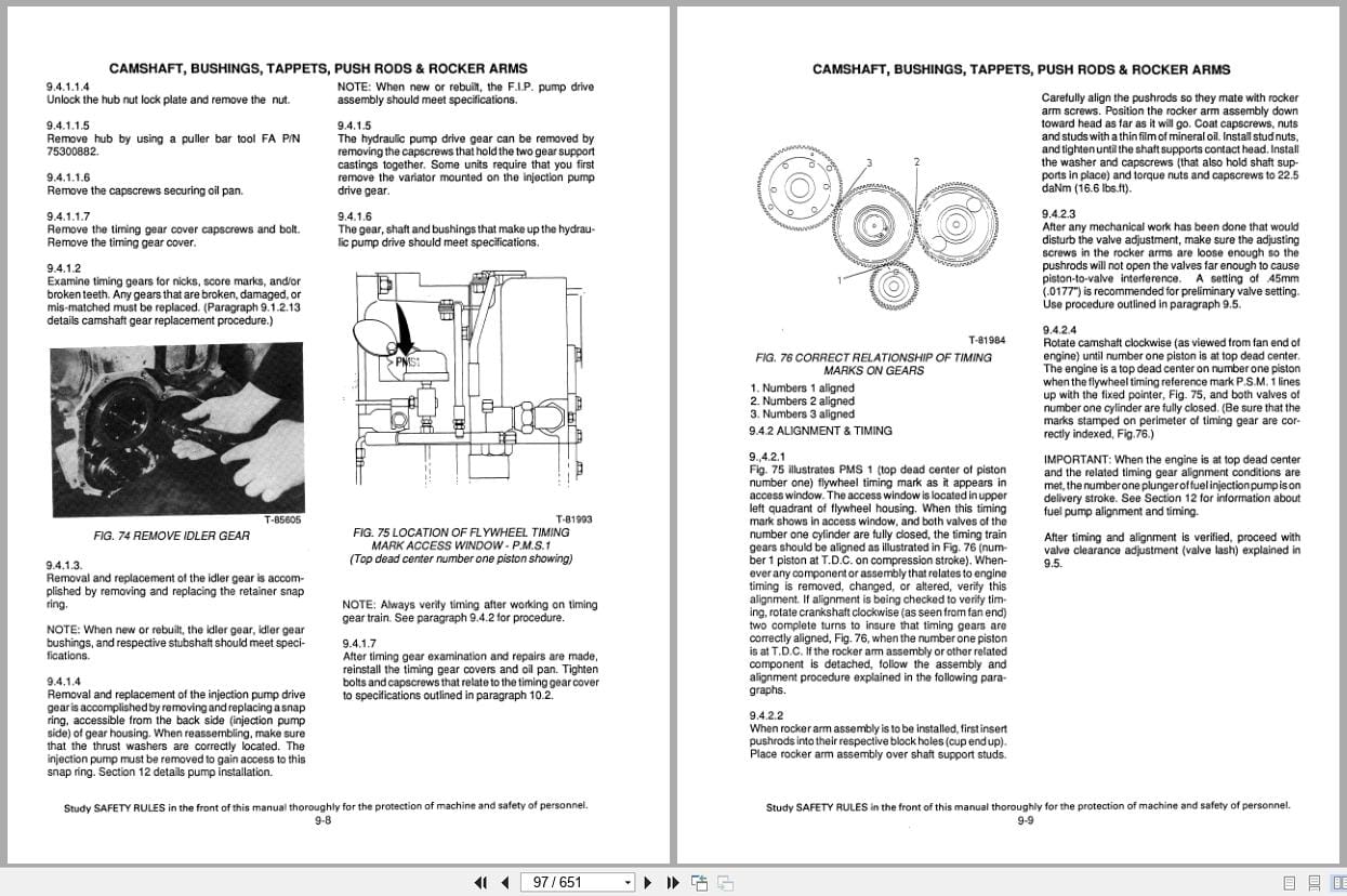 Fiat Allis Wheel Loader FR11 Service Manual 73121213 (2)