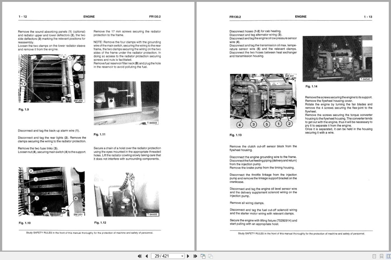 Fiat Allis Wheel Loader FR130.2 Service Manual 60402205 (2)