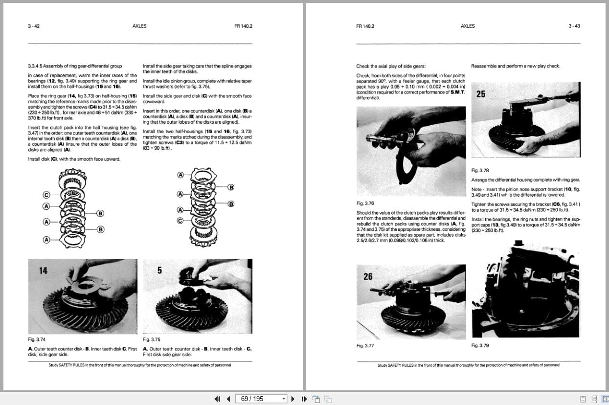 Fiat Allis Wheel Loader FR140.2 Service Manual 75314936 (2)