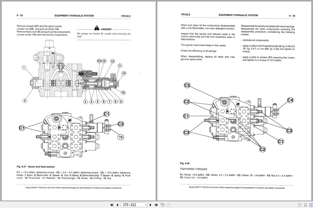 Fiat Allis Wheel Loader FR160.2 Service Manual 60402207 (2)
