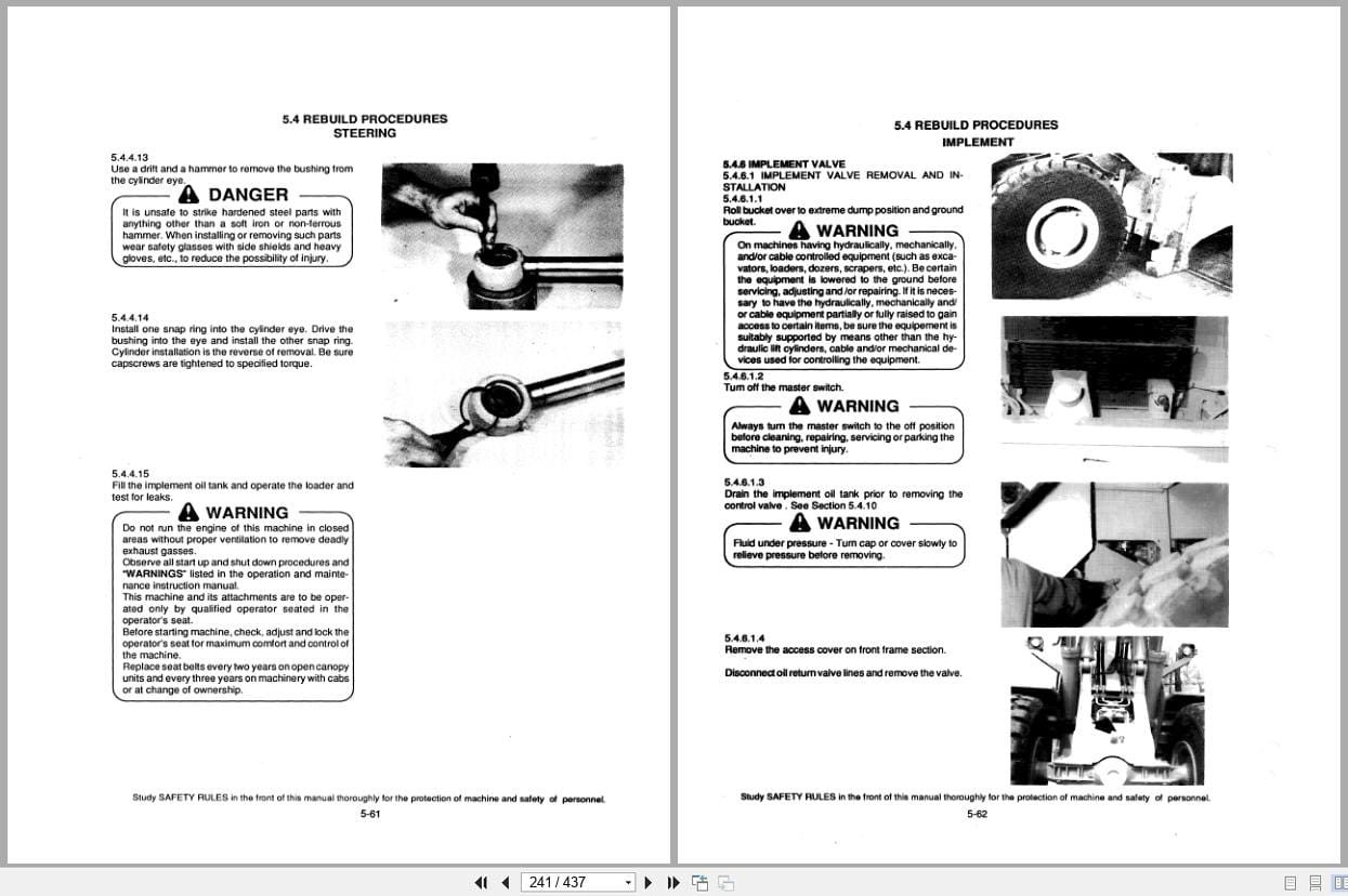 Fiat Allis Wheel Loader FR220 Service Manual 60406546 (2)