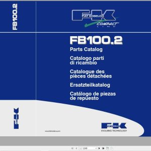 Fiat Kobelco Backhoe Loader FB100.2 Parts Catalog (1)