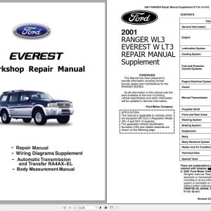 Ford Everest 2001 Workshop Repair Manual (1)