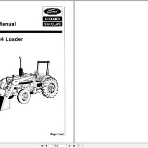 Ford Loader Series 744 Service Manual 40074410 (1)