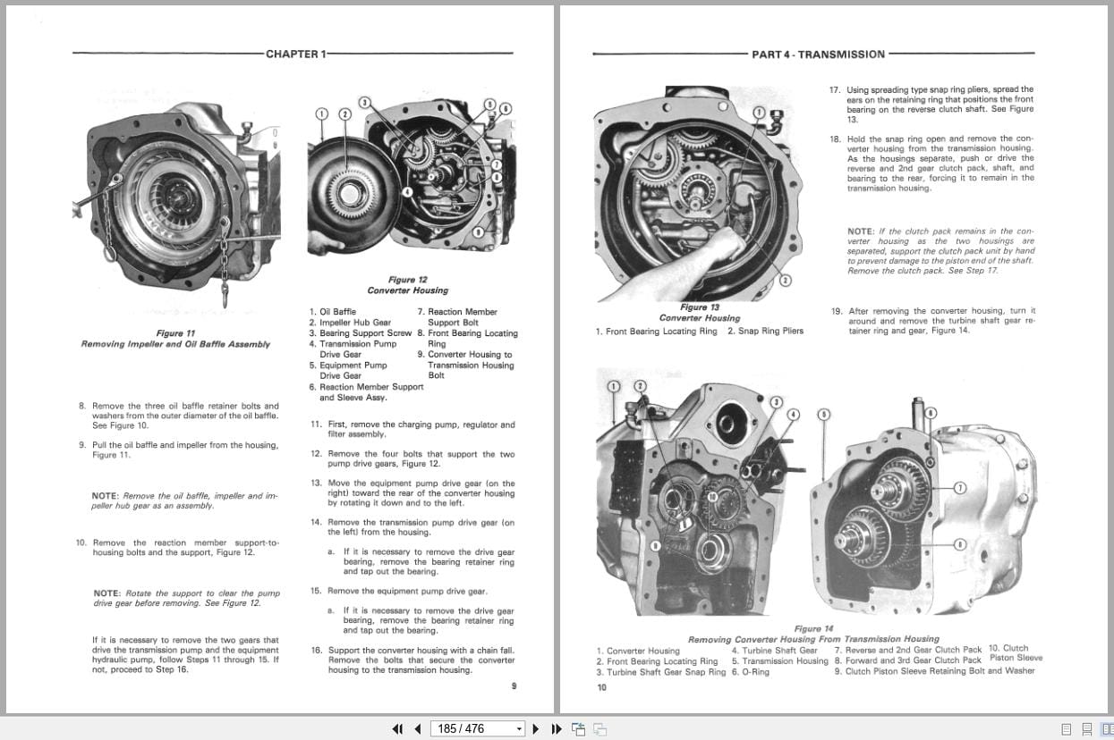 Ford Tractor Loader Backhoe 755 755A 755B Service Manual 40075510 (2)