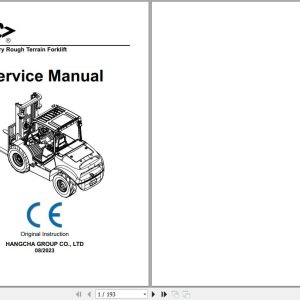 Hangcha 2.5t 3.5t CPD25 XY2GC RT4 to CPD35 XY2GC RT4 Service Manual 2023 EN (1)