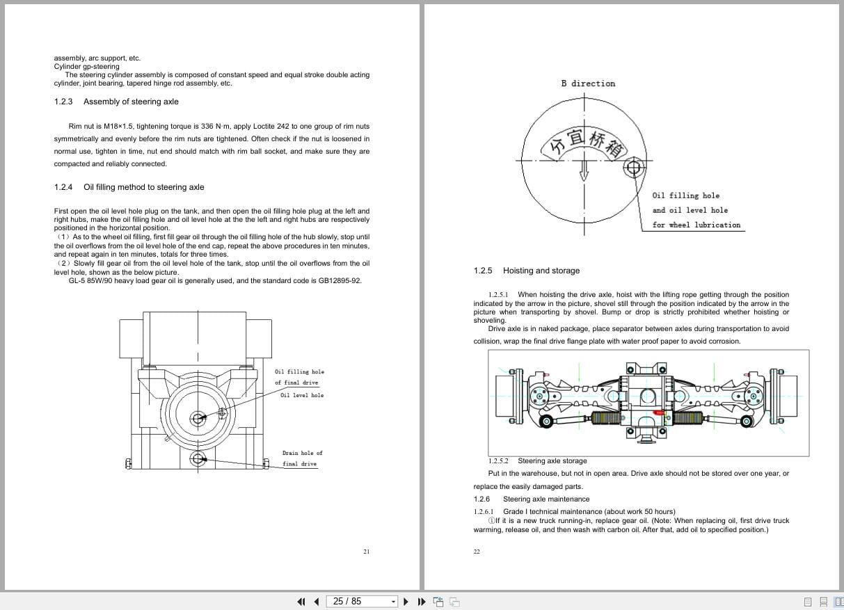 Hangcha 5.0t CPCD50 XW65E RT2 to CPCD50 XW95C RT4 Service Manual 2021 EN (3)