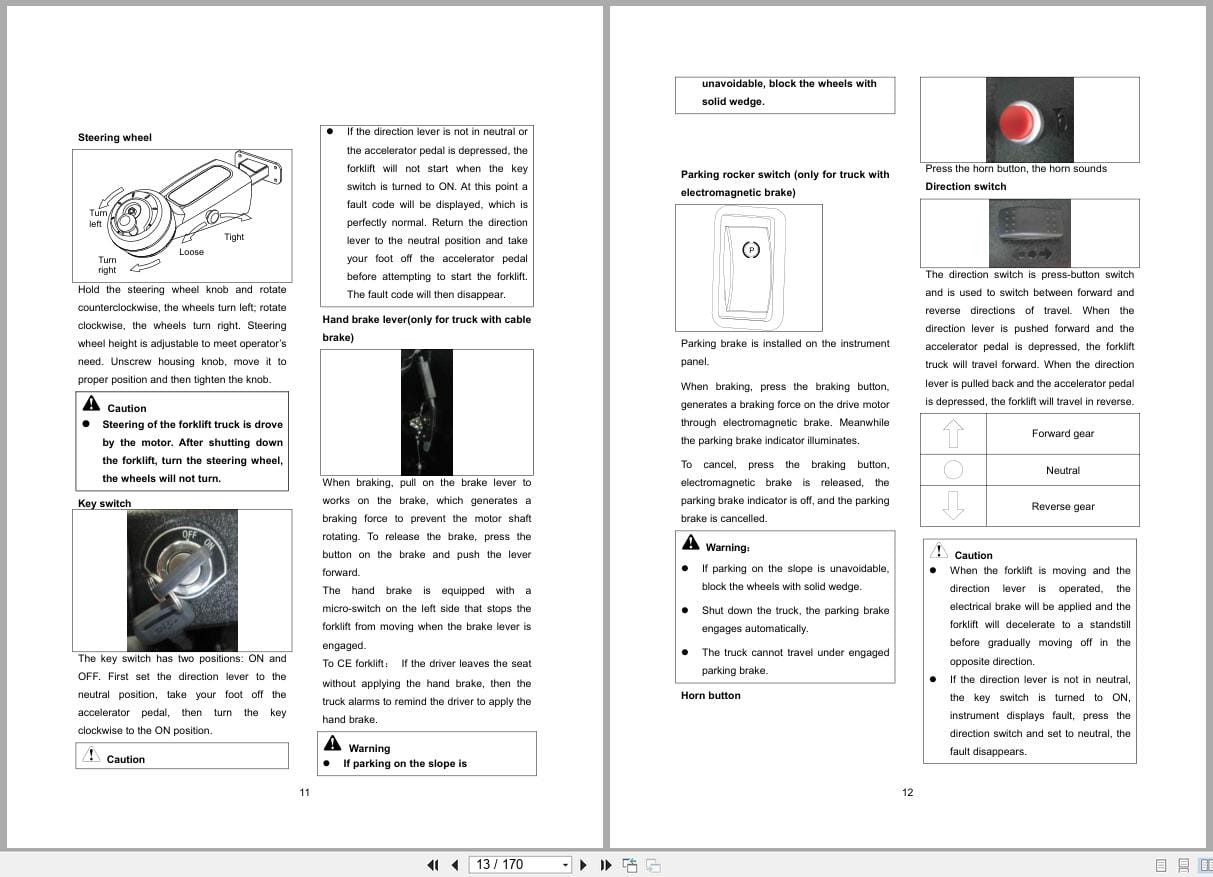 Hangcha A Series 1.2t 2.0t CQD12 AC4 to CQD20 AD6 I Operation Maintenance Manual 2023 EN (2)