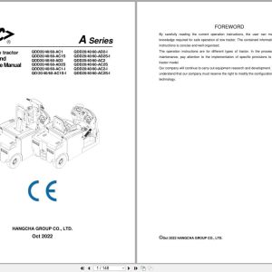 Hangcha A Series 2.0t 6.0t QDD20 AC1 to QDD60 AC2S I Operation Maintenance Manual 2022 EN (1)
