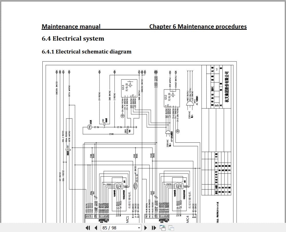 Hangcha Articulating Boom Lifts HZ210A HZ210AI Repair Manual EN (3)