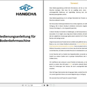 Hangcha Forklift B1350 Operating Instructions DE (1)
