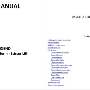 Hangcha Scissor Lift 60XEND 76XEND Operation Manual EN (1)