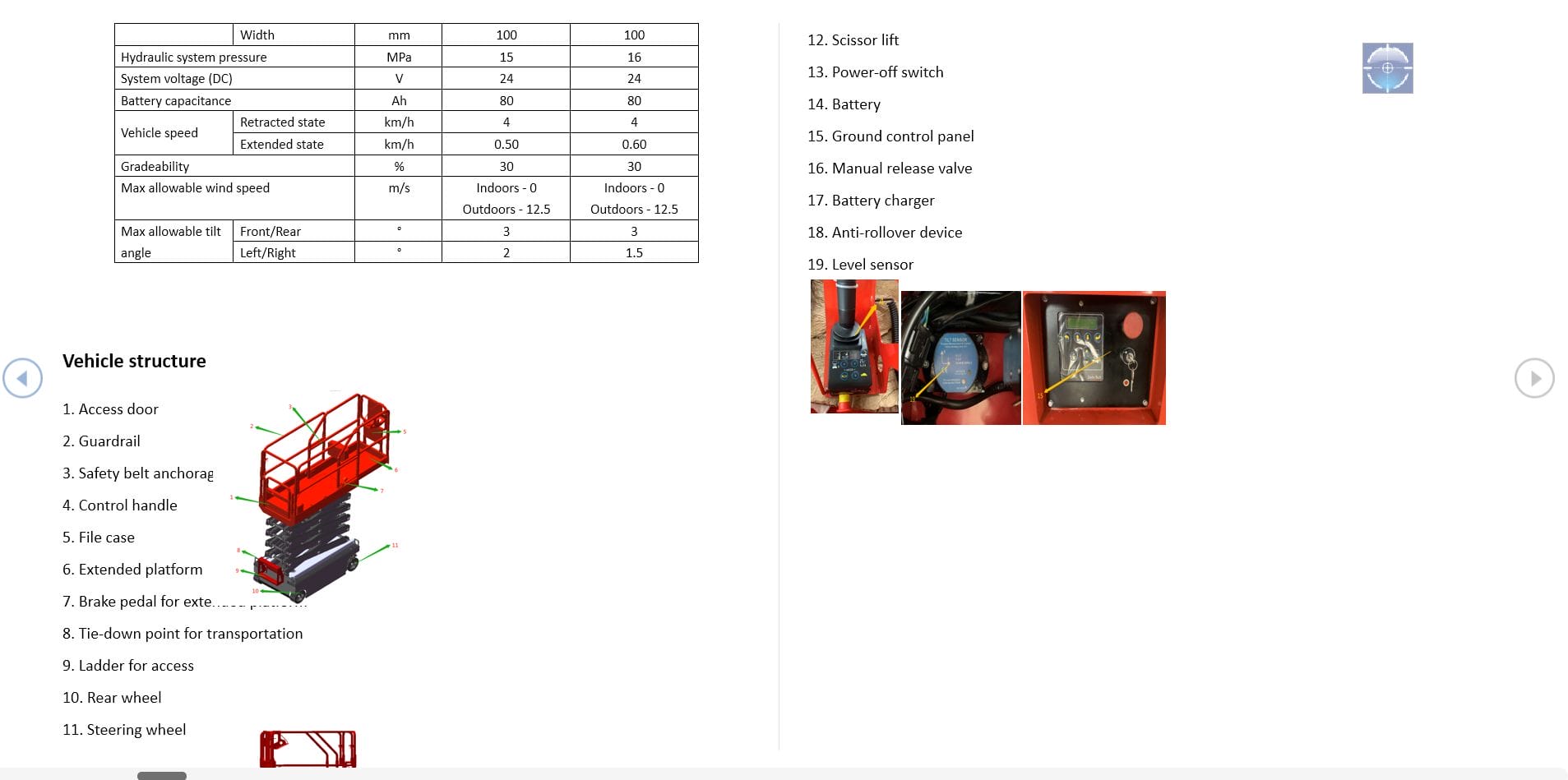 Hangcha Scissor Lift 60XEND 76XEND Operation Manual EN (2)