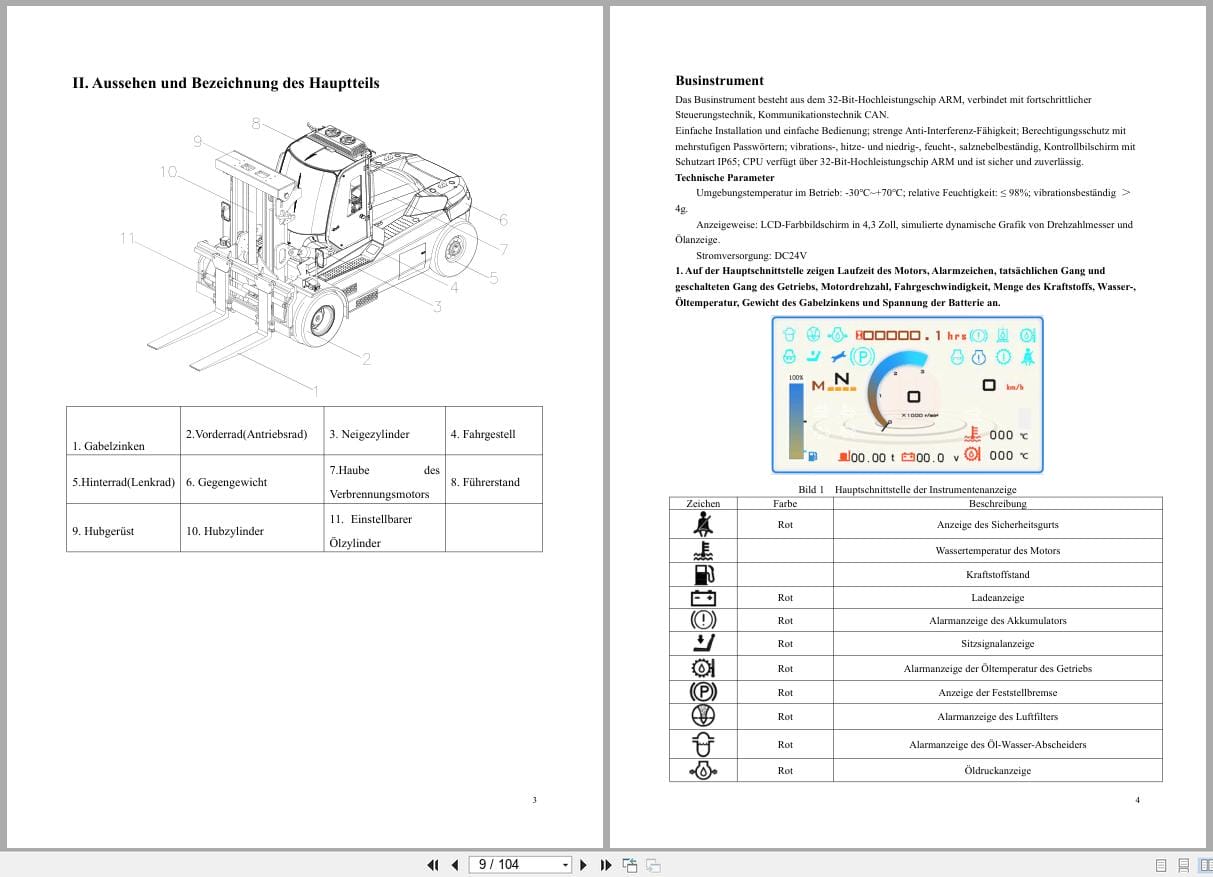 Hangcha X Series 12t 16t CPCD120 XRXH13B to CPCD160 XRXH13B Operation Maintenance Manual 2022 DE (2)