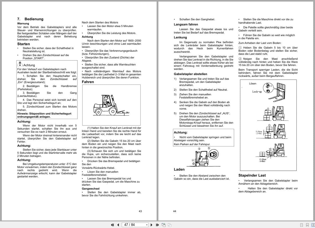 Hangcha X Series 14t 18t CPCD140 XRAH9G to CPCD180 XRXH9G Operation Maintenance Manual 2021 DE (2)