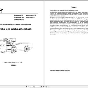 Hangcha X Series 4.0t 5.0t BD40 XC1 to BD50 XC2 I Operating And Maintenance Manual 2024 DE (1)