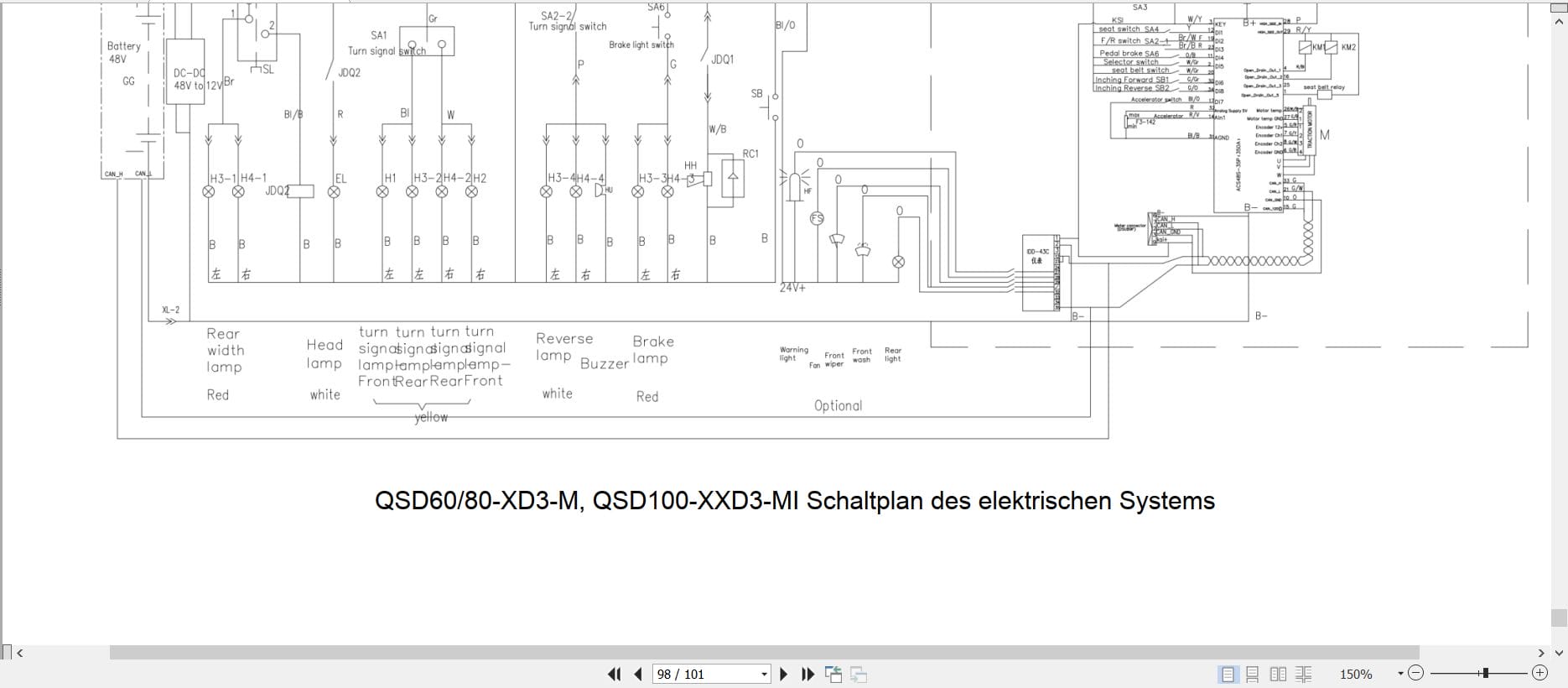 Hangcha X Series 6.0t 18t QSD60 XD3 MI to QSD180 XC1 M Operation Maintenance Manual 2022 DE (3)