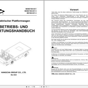Hangcha X Series 8.0t 16t BD80 XC1 to BD160 XC1 I Operation Maintenance Manual 2024 DE (1)