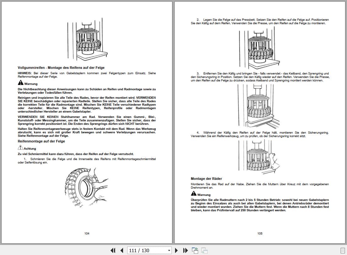 Hangcha X Series 9.0t H90EC 8 XRH19 to H90EC 7 XRH19 Operation Maintenance Manual 2024 DE (2)