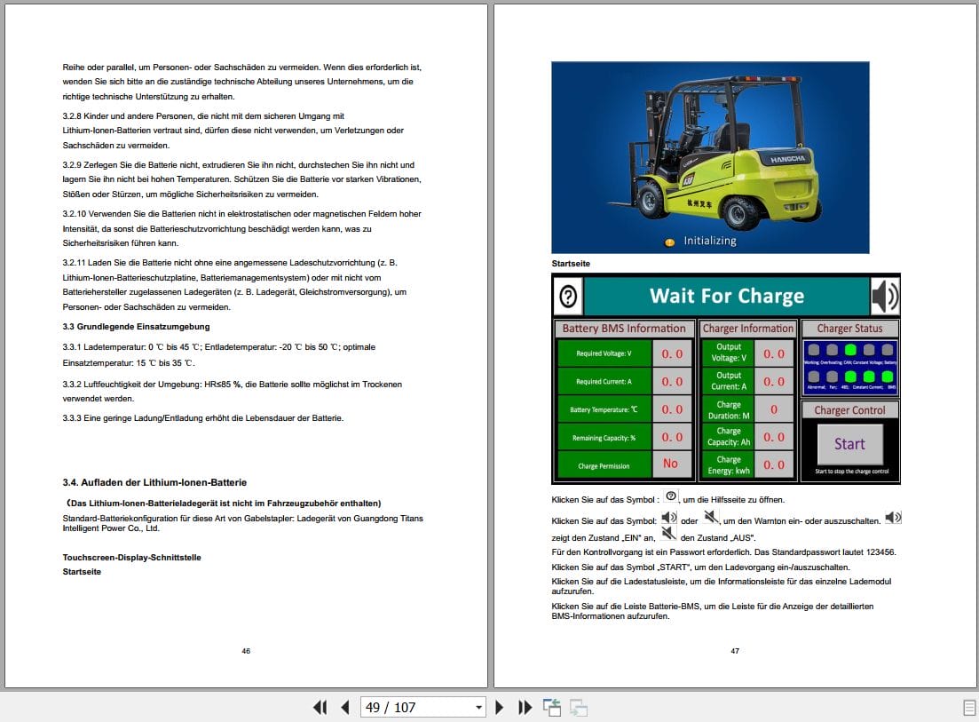 Hangcha XC Series 1.4t 2.5t CQD14 XC4 SI to CQD25 XC5D SUS Operation Maintenance Manual 2023 DE (2)