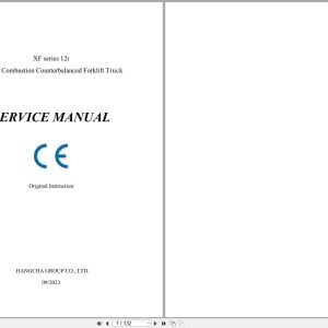 Hangcha XF Series 12t CPCD120 XXW75 CPCD120 XXW96 Service Manual 2023 EN (1)