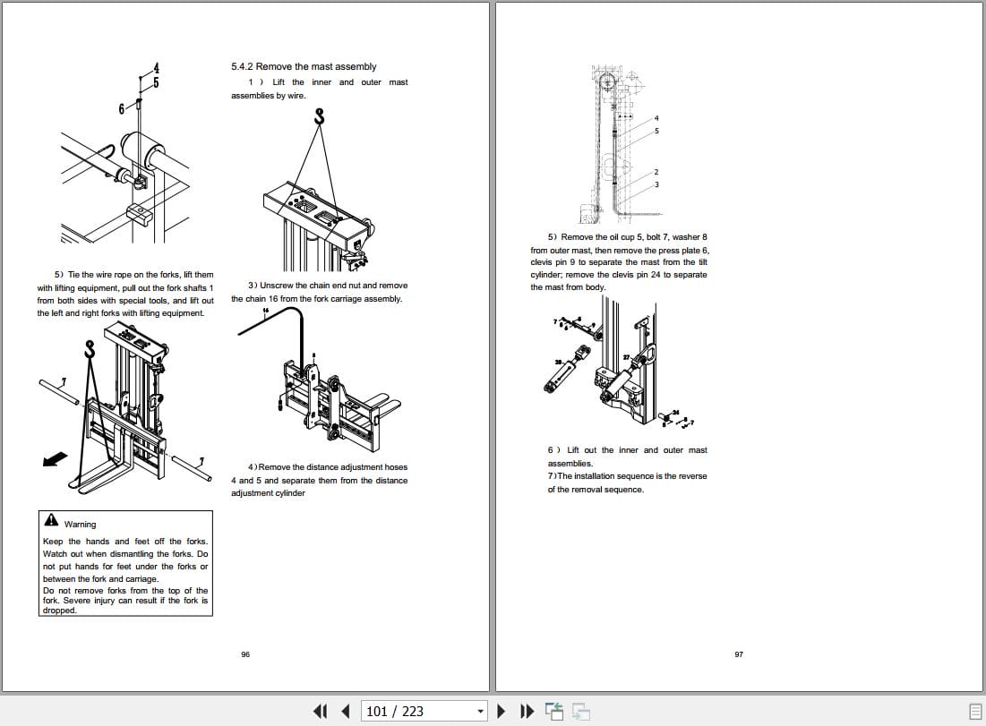 Hangcha XH Series 12t 16t CPD120 XHXL2G to CPD160 XHXL2G Service Manual 2025 EN (2)