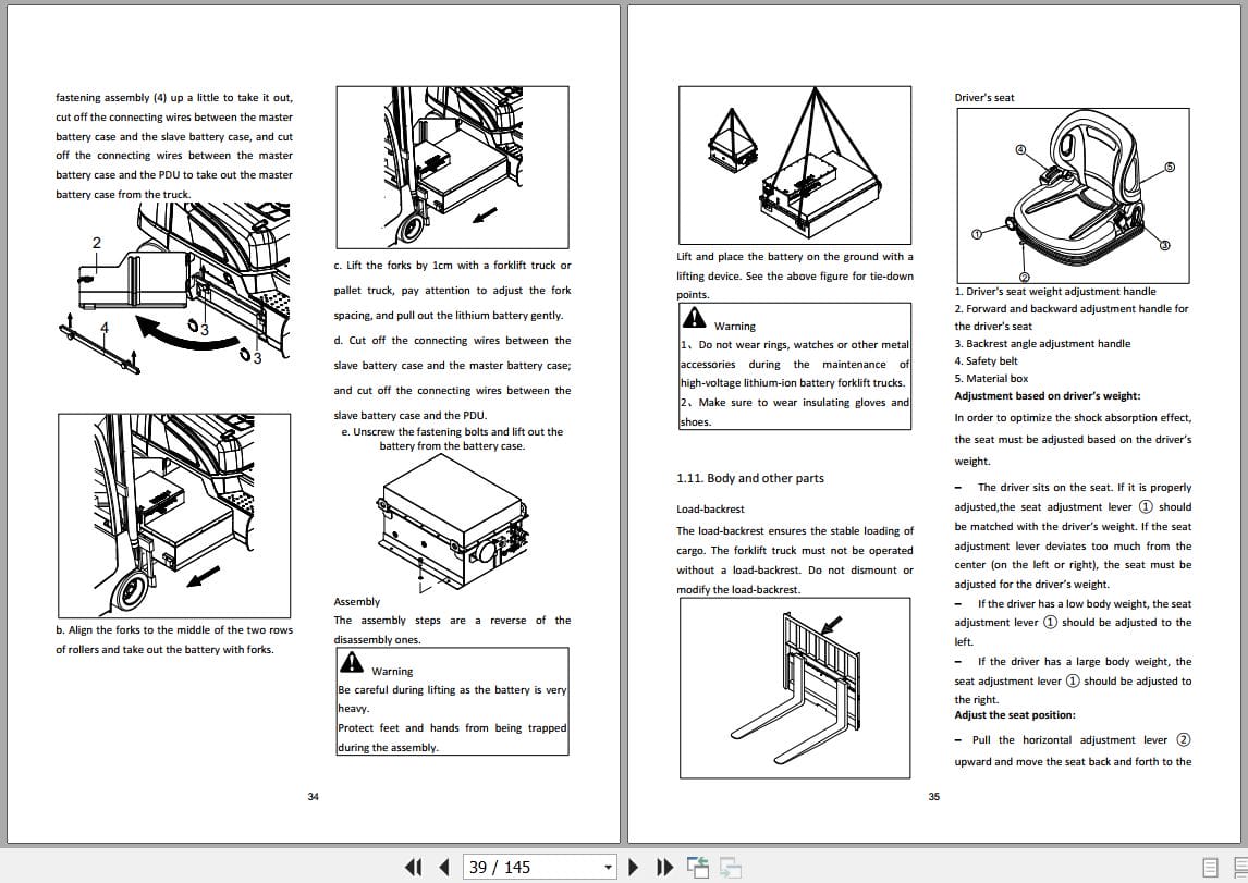 Hangcha XH Series 2.0t 3.8t CPD20 XY2G SI24 to CPD38 XY2G SI24 Operation Maintenance Manual 2021 EN (2)