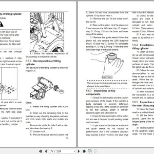 Hangcha XH Series 6.0t X10t CPD60 XHY2G W to CPD100 XHY2G W Service Manual 2023 EN (2)