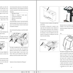 Hangcha XH Series 9.0t H90EC 8 XHJG H90EC 7 XHJG Operation Maintenance Manual 2023 EN (2)