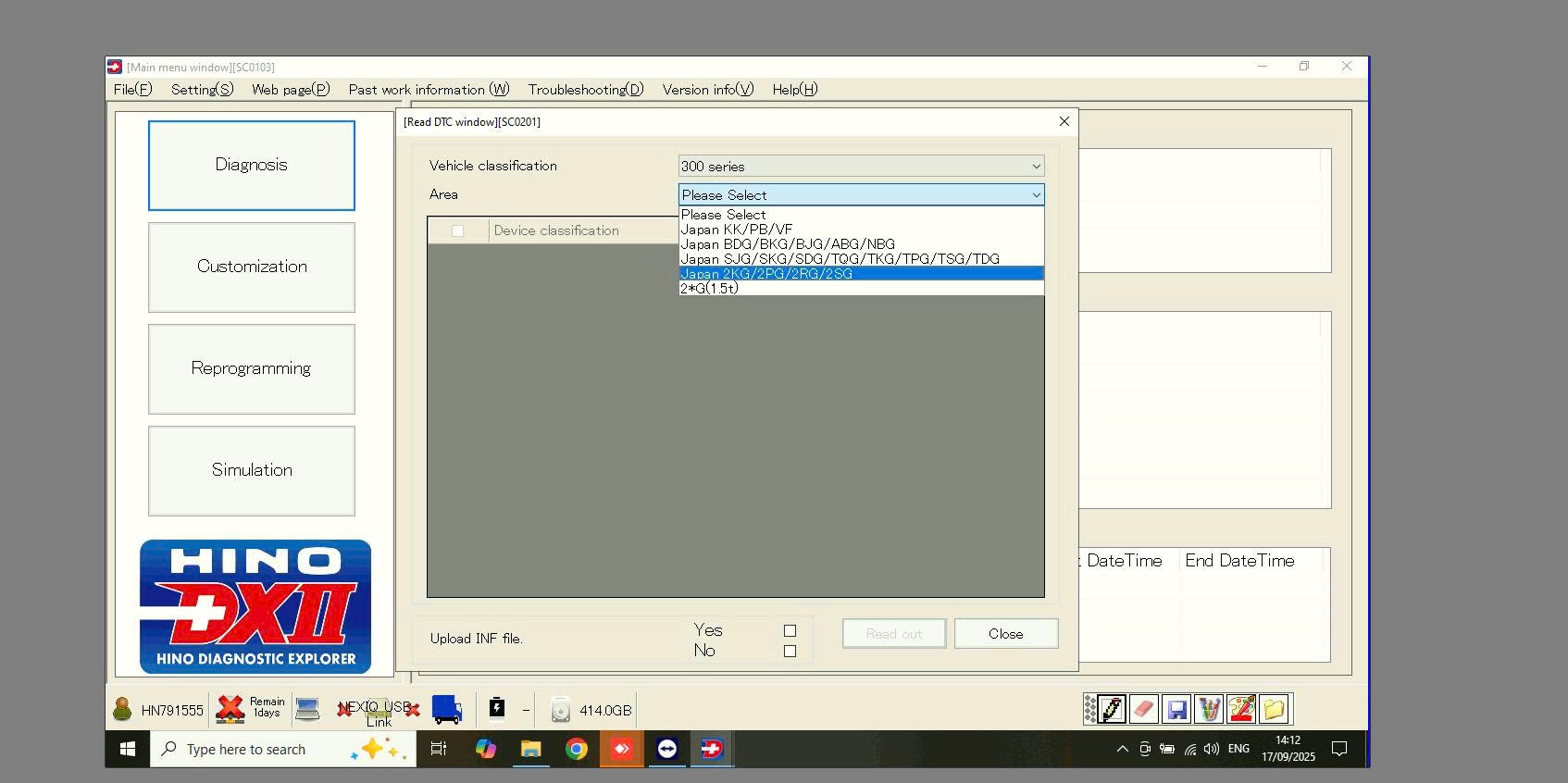 Hino DX2 DX3 How to Solve the Connection Fix Error 1