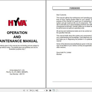 Hyva Hydraulic Tipping System Operation And Maintenance Manual (1)