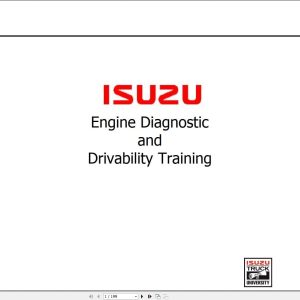 Isuzu Engine 4HK1 TC Diagnostic and Drivability Training (1)