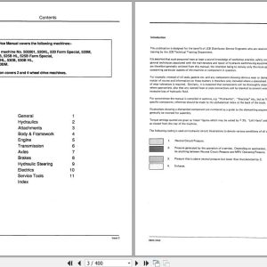 JCB Loadall Range 530B HL 4WD Workshop Service Manual 580777 (1)