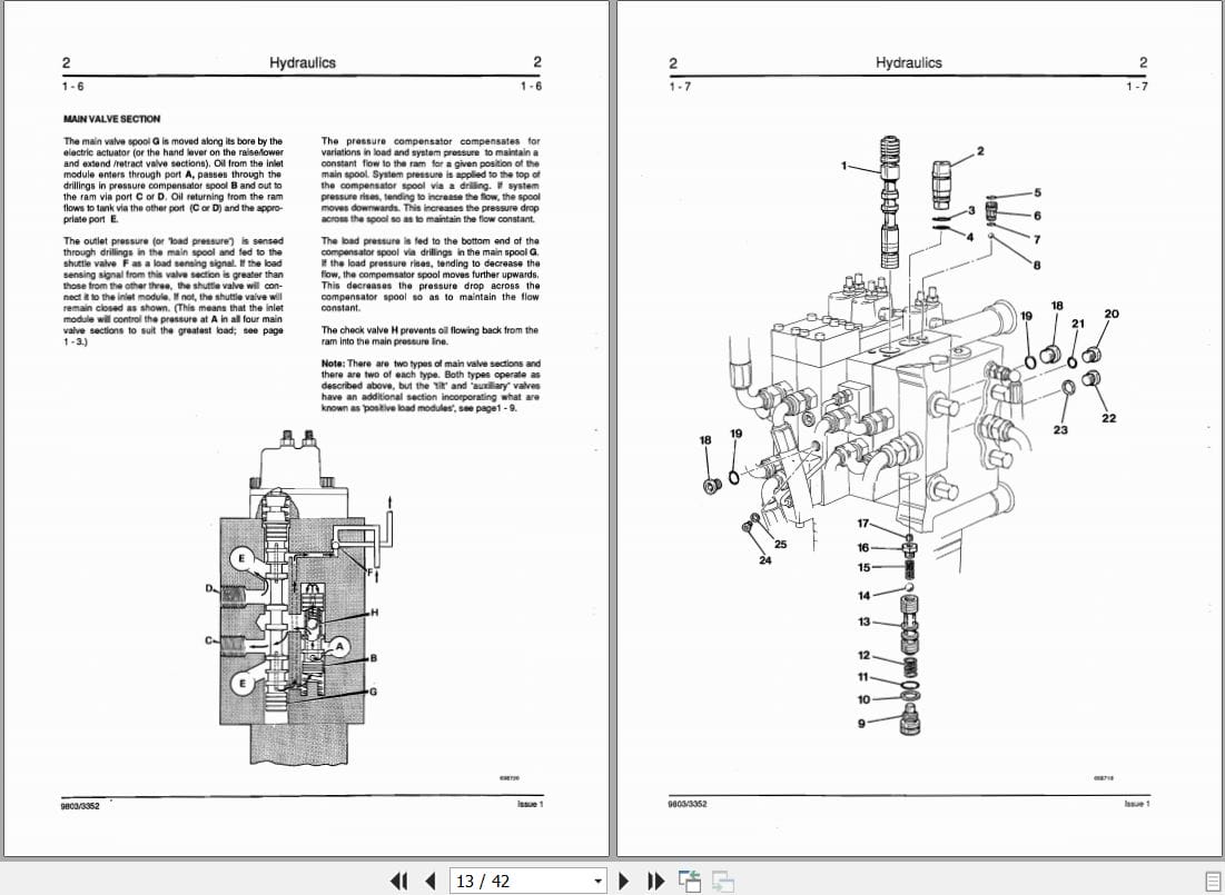 JCB Loadall Range 530B HL 4WD Workshop Service Manual 580777 (3)