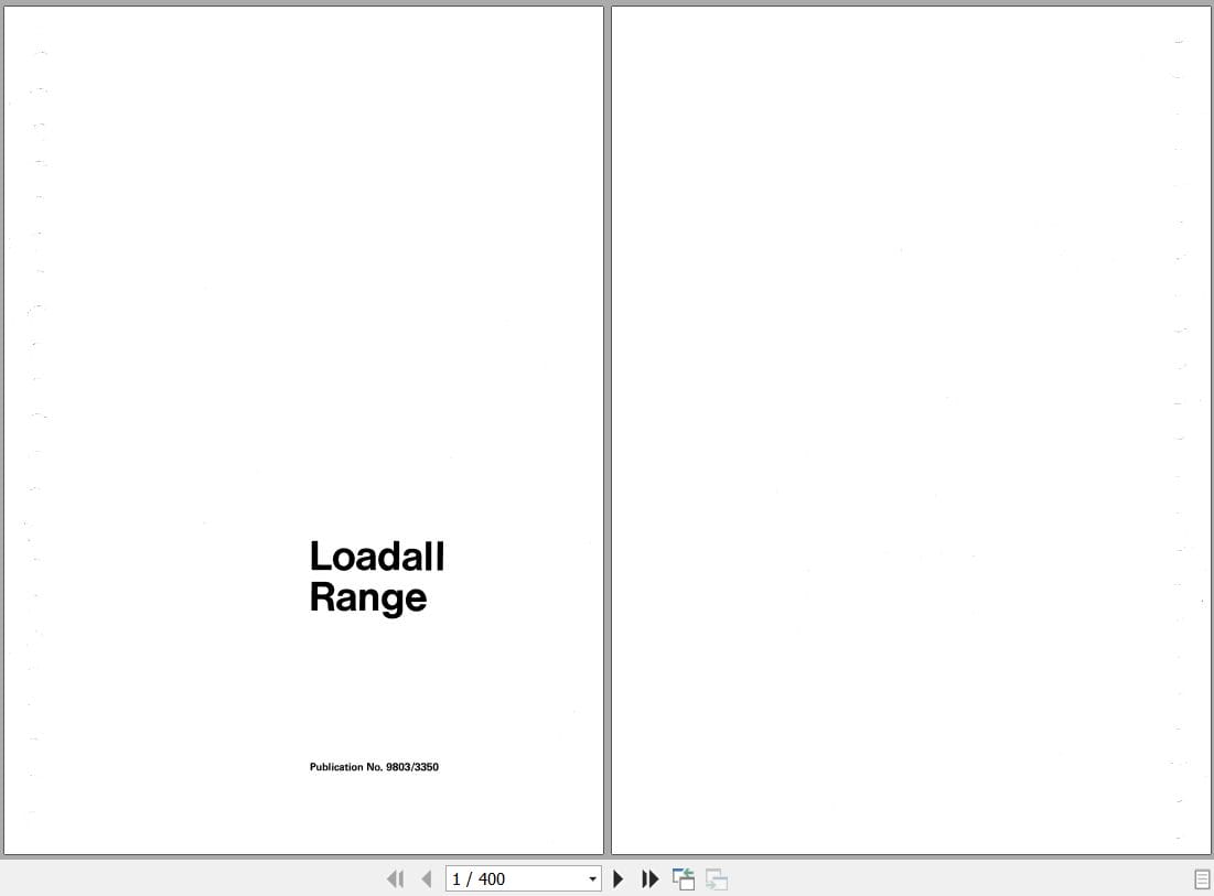 JCB Loadall Range 530B HL 4WD Workshop Service Manual 580777 (4)