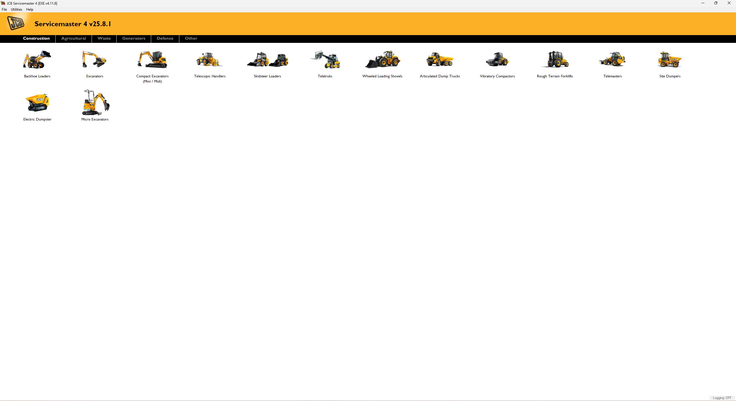 JCB ServiceMaster 4 v25.8.1 09.2025 Diagnostic Program 1