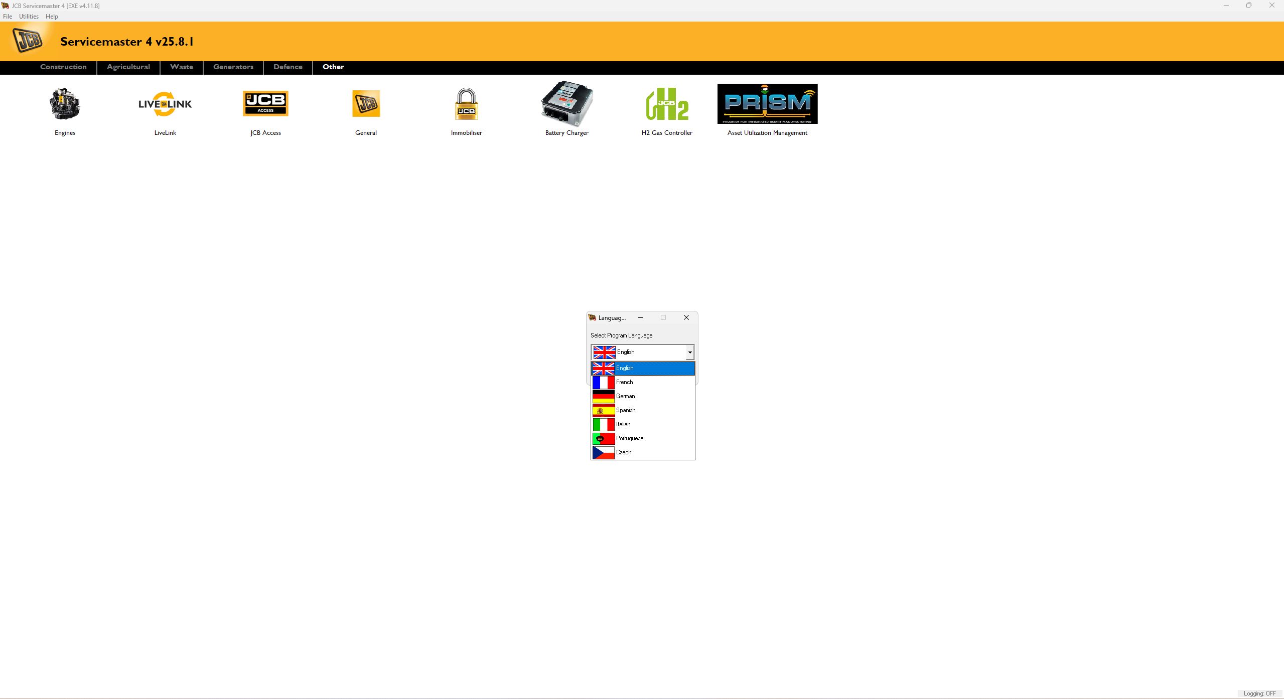 JCB ServiceMaster 4 v25.8.1 09.2025 Diagnostic Program 8