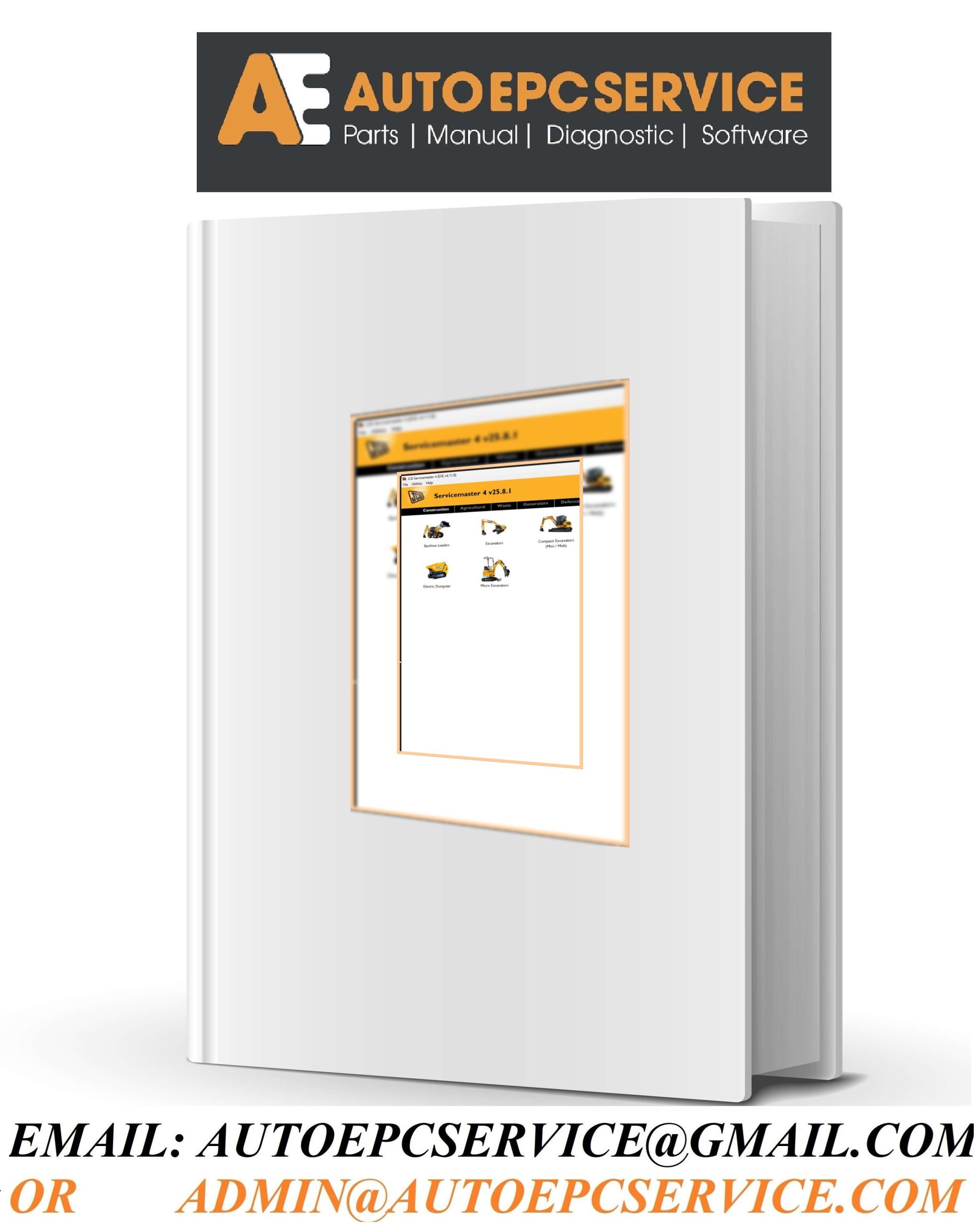 JCB ServiceMaster 4 v25.8.1 09.2025 Diagnostic Program Cover scaled