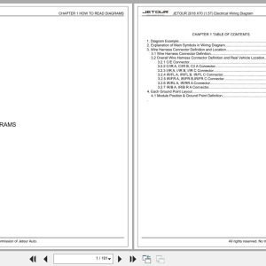 Jetour X70 1.5T 2018 Electrical Wiring Diagrams (1)