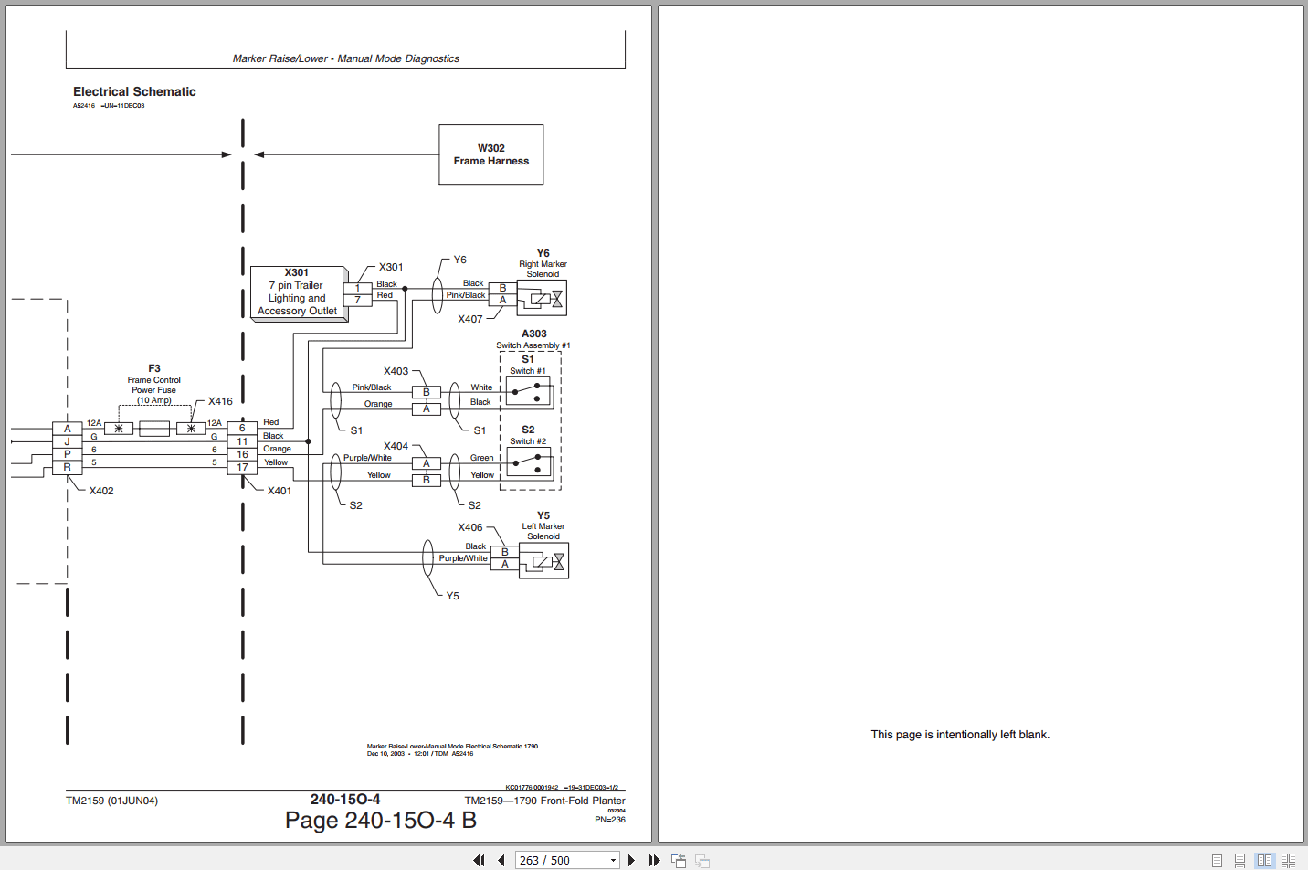 John Deere 1790 Front Fold Planter Diagnosis Test Manual TM2159 (2)