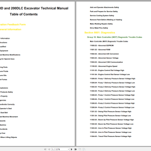 John Deere 200D 200DLC Excavator Technical Manual TM10076 (1)